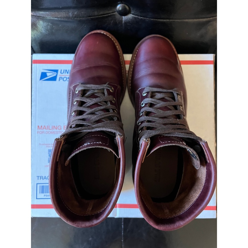 Chippewa Cordovan Leather‎ Service Boots Burgundy - Picture 5 of 8